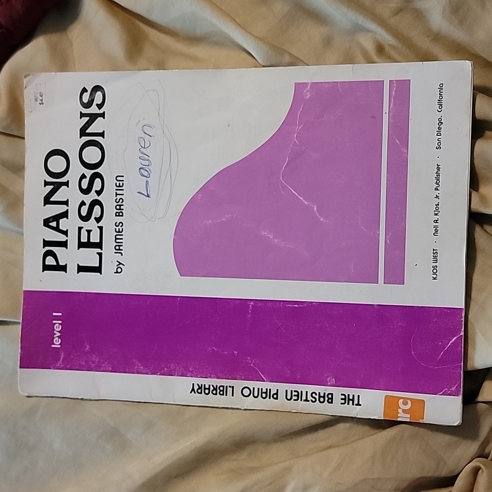 The Bastien Piano Library Level 1 Piano lessons by James Bastien